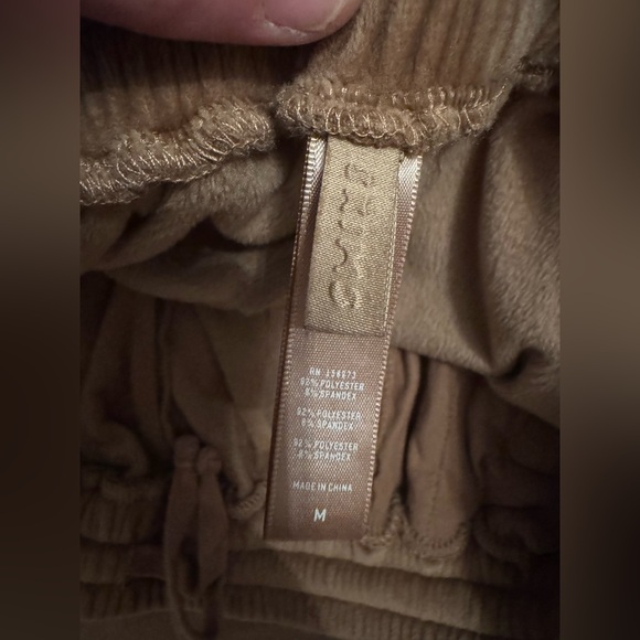 Skims mauve/brown Velour Jogger sweat Pants - Picture 3 of 7